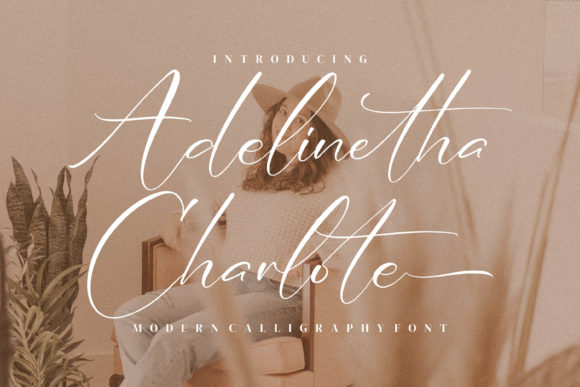 Adelinetha Charlote: A Script Handwritten Font for Thoughtful Editorial Design