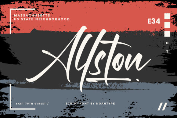 Allston Script Font for Wedding Invitations and Brand Campaigns