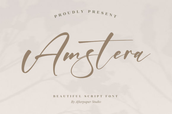 Amstera Font for Elegant, Trustworthy Branding