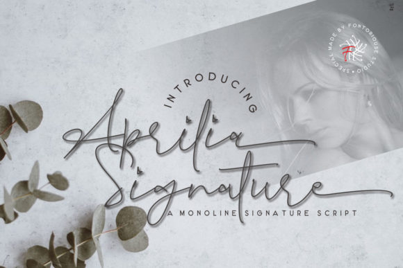 Aprilia Signature: A Refined Script Font for Brand Elegance