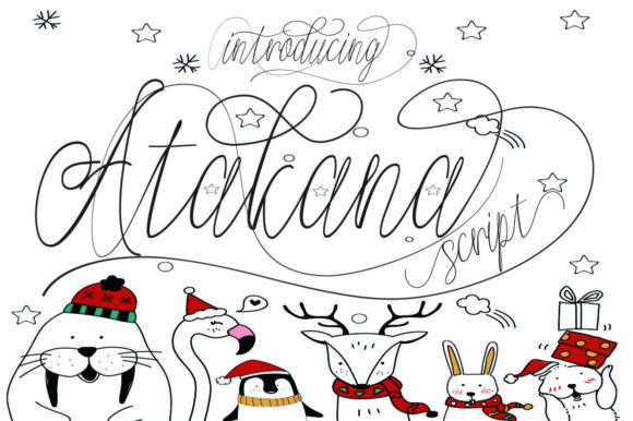 Atakana: A Thin Lettered Script Font for Elegant Branding