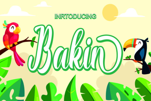 Bakin Script Handwritten Font for Elegant Editorial Design