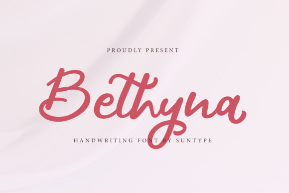 Bethyna: A Joyful Script Font for Editorial Design
