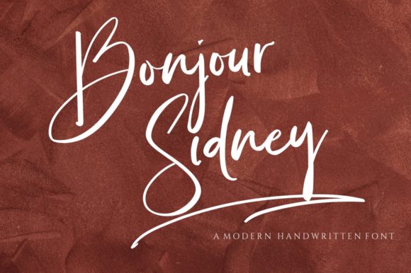 Bonjour Sidney Font Review
