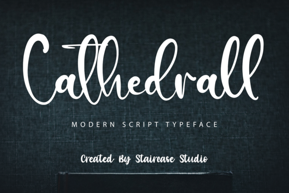 Cathedrall: A Modern Script Font for Small Business Branding