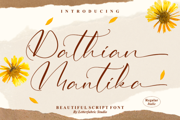 Dathian Mantika: Elegant Script Font for Scroll-Stopping Brand Content