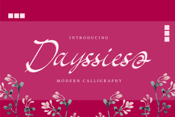 Dayssies Font: Elegant Script for Editorial Design
