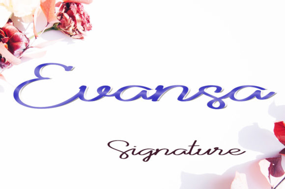 Evansa: A Simple Handwriting Script Font for Digital Branding