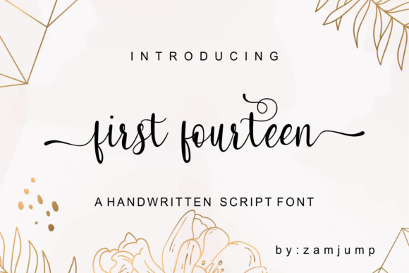 First Fourteen: An Elegant Script Handwritten Font for Digital Branding