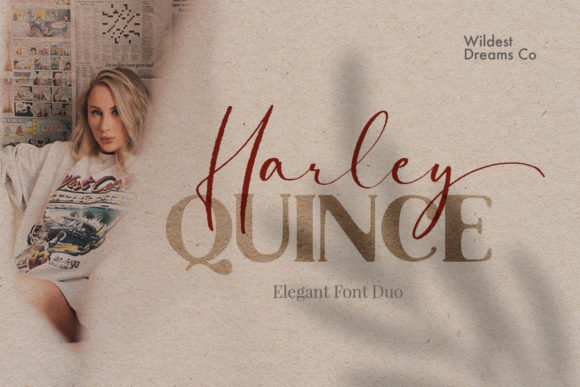 Harley Quince: A Signature Script and Serif Font for Thoughtful Design
