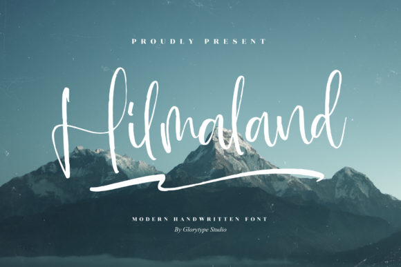 Hilmaland Script Font for Authentic Digital Typography