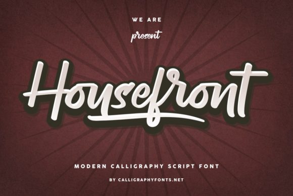 Housefront Font for Creative Campaigns