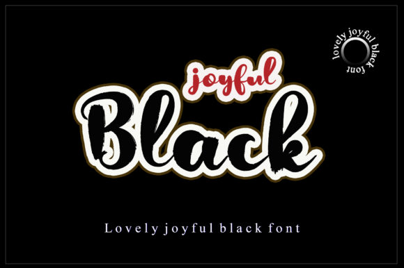 Joyful Black Script Font for Small Business Branding