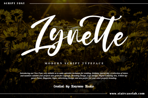 Lynette Script Font for Polished Branding