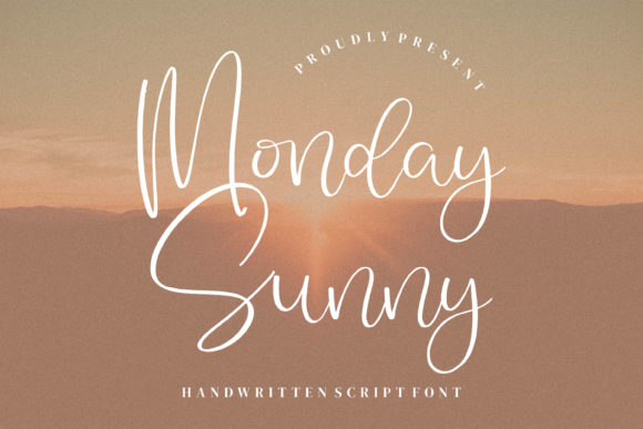Monday Sunny Script Font for Handmade Creators