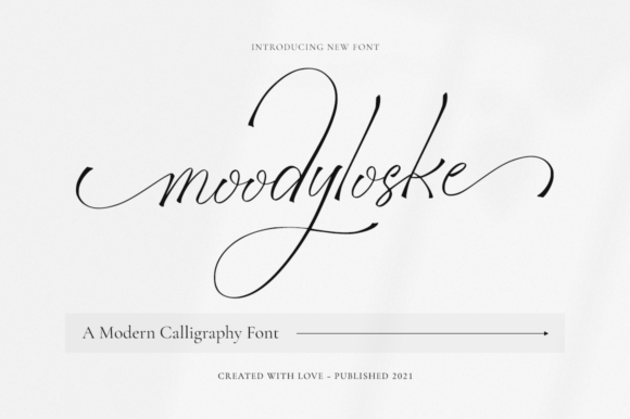 Moodyloske: A Graceful Script Font for Elegant Brand Identity
