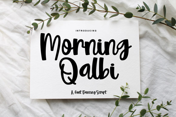 Morning Qalbi Script Font for Playful Brand Identity