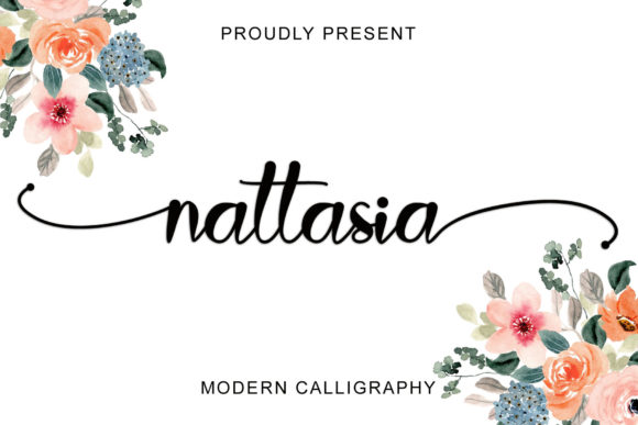 Nattasia Script Font for Handmade Makers