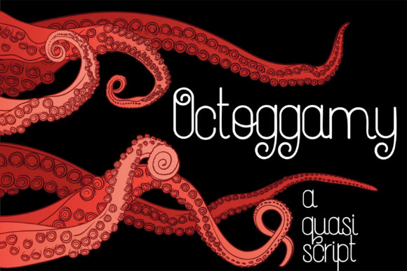 Octogamy: A Thin, Curly Script Font for Polished Branding