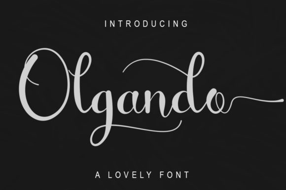 Olgando: A Playful Script Handwritten Font for Digital Branding