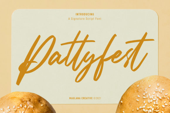 Pattyfest: A Casual Script Font for Digital Branding