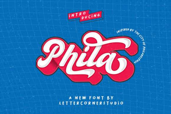 Phila Retro Script Font for Handmade Brands