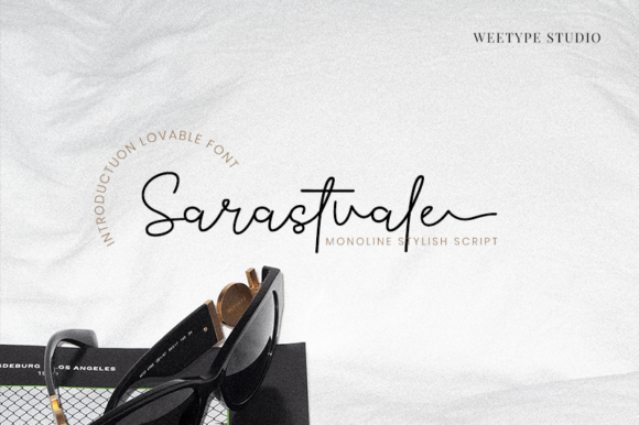 Sarastvale: A Sophisticated Script Handwritten Font for Editorial Design