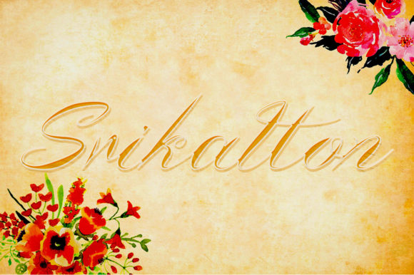 Srikatton Script Font for Elegant Branding Projects