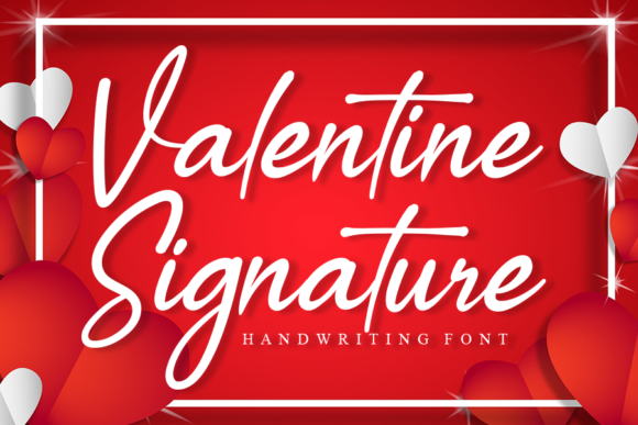 Valentine Signature Font for Elegant Campaigns