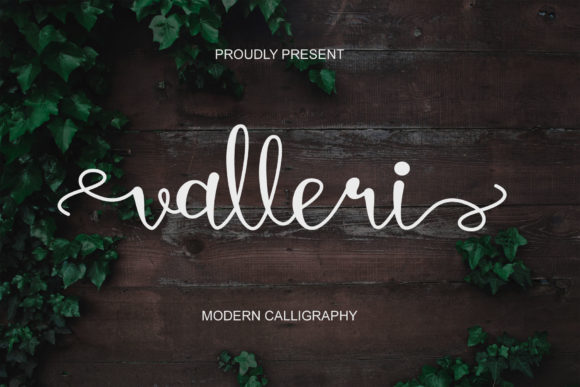 Valleri: A Modern Script Font for Editorial Elegance