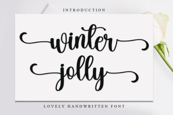 Winter Jolly: A Delicate Script Handwritten Font for Warm, Human Branding