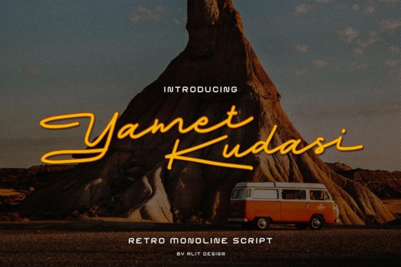 Yamet Kudasi Script Font for Handmade Brands
